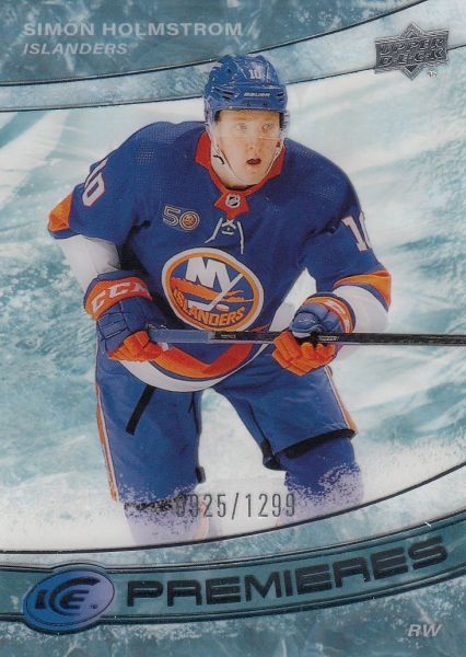 insert RC karta SIMON HOLSTROM 22-23 UD Ice Premieres Level 5 /1299